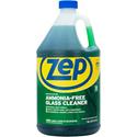 Zep Glass Cleaner Concentrate - For Glass - Concentrate - 128 fl oz (4 quart) - Non-streaking, Ammonia-free, Disinfectant - Green - 1 Each