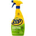 Zep No-Scrub Mold/Mildew Remover - For Tile, Fiberglass, Grout - 32 fl oz (1 quart) - Recommended For: Stain Remover - Disinfectant - Blue - 1 Each
