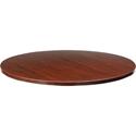 Lorell Essentials Conference Tabletop - Laminated Round, Mahogany Top - Contemporary Style - 41.38" Table Top Width x 41.38" Table Top Depth x 1" Table Top Thickness - Conferencing - Assembly Required - Wood Top Material - 1 Each