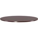 Lorell Essentials Conference Tabletop - Laminated Round, Mahogany Top - 47.25" Table Top Width x 47.25" Table Top Depth x 1.25" Table Top Thickness - 1" Height - Conferencing - Assembly Required - Wood Top Material - 1 Each