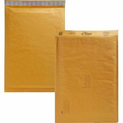 Alliance Rubber Kraft Bubble Mailers - Bubble - #6 - 12 1/2" Width x 19" Length - Peel & Seal - Kraft - Paper - 25 / Carton