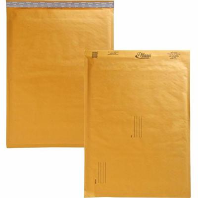 Alliance Rubber Kraft Bubble Mailers - Bubble - #7 - 14 1/4" Width x 20" Length - Peel & Seal - Kraft - Paper - 25 / Carton