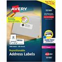 Avery&reg; Address Labels - 1" Width x 2 5/8" Length - Permanent Adhesive - Rectangle - Laser - Matte White - Matte - Paper - Adhesive, Customizable, Jam Resistant, Removable, Repositionable - 30 / Sheet - 30 Total Sheets - 3000 Total Label(s) - 1 Bo