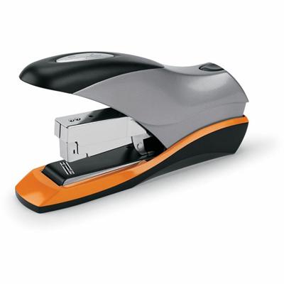 Swingline Optima 70 Desk Stapler - Staples Upto 70 Sheet of 20lb Paper - Holds Upto 105 Staple - Half Strip - Staple Size: 0.37" - Front Loading - Silver, Black - Metal - 1 Each