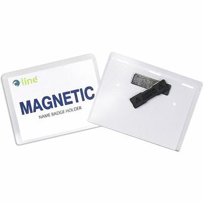 C-Line Laser/Inkjet Magnetic Name Badge Holder Kit - 20 / Box