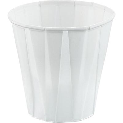 Solo 3.5 oz Treated Paper Souffle Portion Cups - 3.50 fl oz - White - Paper - Medicine - 100 / Pack