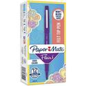 Paper Mate Flair Point Guard Felt Tip Marker Pens - Medium Pen Point - Purple Ink - Water Based - Purple Barrel - 1 Dozen