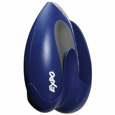 Expo Precision Point Pad Eraser - Replaceable Pad, Ergonomic Handle - Blue - Felt - 1 Each