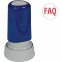 Sparco Large Inspection Stamp - Message Stamp - 0.63" Impression Diameter - Blue - 1 Each