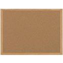 MasterVision Earth Series Recycled Cork Bulletin Boards - 36" Board Height x 48" Board Width - Cork Surface - Self-healing - Wood Frame - 1 Each