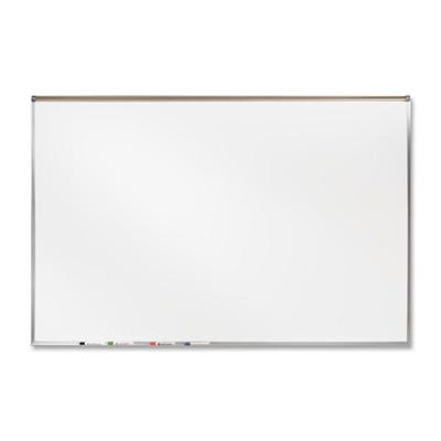 Ghent Proma Projection Markerboard - 48" (4 ft) Width x 36" (3 ft) Height - White Porcelain Surface - Aluminum Frame - Rectangle - Magnetic - 1 Each