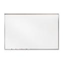 Ghent Proma Projection Markerboard - 48" (4 ft) Width x 36" (3 ft) Height - White Porcelain Surface - Aluminum Frame - Rectangle - Magnetic - 1 Each