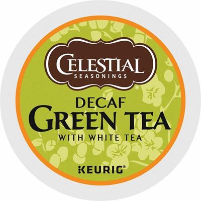 Celestial Seasonings&reg; Decaf Green Tea K-Cup - Compatible with Keurig Brewer - Green Tea - Decaffeinated - 24 / Box