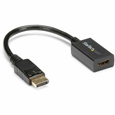 StarTech.com DisplayPort To VGA Adapter - Active - 1080p - DP to VGA Adapter - 1 x 15-pin HD-15 - Female - 1 x 20-pin DisplayPort 1.2 Digital Audio/Video - Male - Black - 1 Each