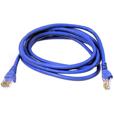 Belkin CAT6 Ethernet Patch Cable, RJ45, M/M - 25 ft Category 6 Network Cable for Network Device - First End: 1 x RJ-45 Network - Male - Second End: 1 x RJ-45 Network - Male - Patch Cable - Gold Plated Connector - Blue - 1 Each