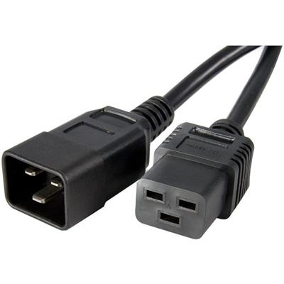 StarTech.com Computer Power Cord - C19 to C20 - AC Power Cord - 3 ft - For Desktop Computer, Server - 250 V AC / 13 A - Black - 3 ft Cord Length - IEC 60320 C19 / IEC 60320 C20 - 1 Each