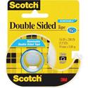 Scotch Double-Sided Photo-Safe Tape - 16.67 ft Length x 0.75" Width - 1" Core - Clear - Dispenser Included - Handheld Dispenser - For Sealing, Packing - 1 Roll