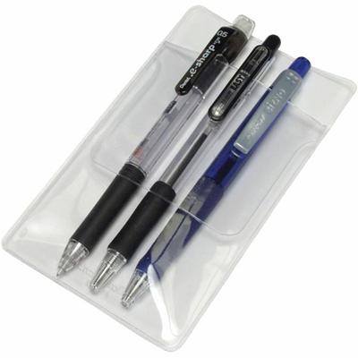 Baumgartens Pen/Pencil Holder - Plastic - Transparent - 48 / Box