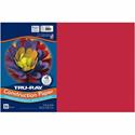 Tru-Ray Heavyweight Construction Paper - 18" Width x 12" Length - Holiday Red - Sulphite - 1 Pack