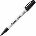 Sharpie Paint Marker - Fine Marker Point - Black Ink - Oil Based - Drawing, Coloring - 1 Each