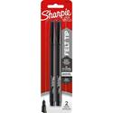 Sharpie Fine Point Pen - Fine Pen Point - Black Ink - 2 / Pack