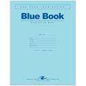 Roaring Spring 8 - sheet Blue Examination Book - Letter - 8 Sheets - 16 Pages - Stapled - Red Margin - 15 lb Basis Weight - Letter - 8 1/2" x 11" Sheet Size - White Paper - Blue Cover - 50 / Pack