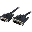 StarTech.com DVIVGAMM10 10 ft DVI to VGA Display Monitor Cable - 10 ft DVI/VGA Video Cable for Monitor, Video Device, PC, MAC, Flat Panel Display - First End: 1 x 17-pin DVI-A Analog Video - Male - Second End: 1 x 15-pin HD-15 - Male - 28 AWG - Black