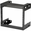 StarTech.com RK812WALLO Wall Mount for A/V Equipment, Network Equipment, Audio/Video Device, Patch Panel, Computer - Black - TAA Compliant - 176.37 lb Load Capacity - Steel - 1 Each