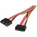 StarTech.com Slimline SATA Extension Cable - 1.67 ft SATA Data Transfer Cable - First End: 1 x SATA - Male - Second End: 1 x SATA - Female - Extension Cable - Red - 1 Each
