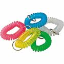 Baumgartens Wrist Coil Keychain ASSORTED Colors (KC-7000) - Assorted - 1 Each