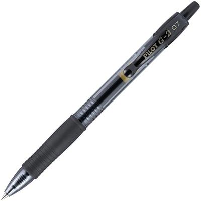 G2 Premium Gel Ink Retractable Pens - 0.7 mm Fine Pen Point - Refillable - Retractable - Black Ink - Gel-based - 1 Dozen