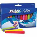 Prang Gallery Ambrite Colored Chalk - 3.2" Length x 0.4" Diameter - Assorted - Non-toxic - 1 Box