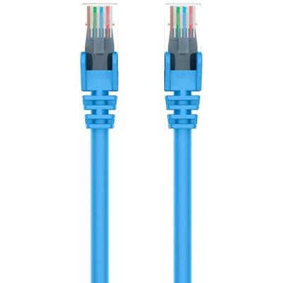 Belkin CAT6 Ethernet Patch Cable, RJ45, M/M - 1 ft Category 6 Network Cable for Network Device - First End: 1 x RJ-45 Network - Male - Second End: 1 x RJ-45 Network - Male - Patch Cable - Blue - 1 Each