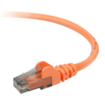 Belkin CAT6 Ethernet Patch Cable, RJ45, M/M - 5 ft Category 6 Network Cable for Network Device - First End: 1 x RJ-45 Network - Male - Second End: 1 x RJ-45 Network - Male - Patch Cable - Orange - 1 Each