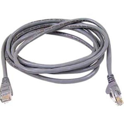 Belkin CAT6 Ethernet Patch Cable, RJ45, M/M - 25 ft Category 6 Network Cable for Network Device - First End: 1 x RJ-45 Network - Male - Second End: 1 x RJ-45 Network - Male - Patch Cable - Gray - 1 Each