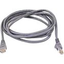 Belkin CAT6 Ethernet Patch Cable, RJ45, M/M - 25 ft Category 6 Network Cable for Network Device - First End: 1 x RJ-45 Network - Male - Second End: 1 x RJ-45 Network - Male - Patch Cable - Gray - 1 Each
