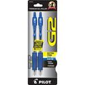 Pilot Premium Gel Ink Retractable Pen - 0.5 mm Extra Fine Pen Point - Refillable - Retractable - Blue Ink - Gel-based - 2 / Pack