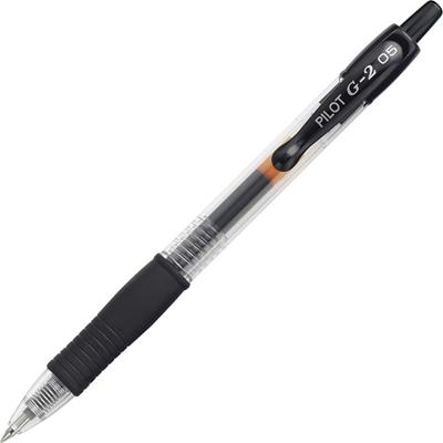 G2 Premium Gel Ink Retractable Pens - 0.5 mm Extra Fine Pen Point - Refillable - Retractable - Black Ink - Gel-based - 1 Dozen