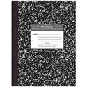 Roaring Spring Signature Collection Unruled Oversized Hard Cover Composition Book - 80 Sheets - 160 Pages - Plain - Sewn/Tapebound - Red Margin - 20 lb Basis Weight - 75 g/m² Grammage - 10 1/4" x 7 7/8" Sheet Size - 0.50" Height x 7.9" Width x 1