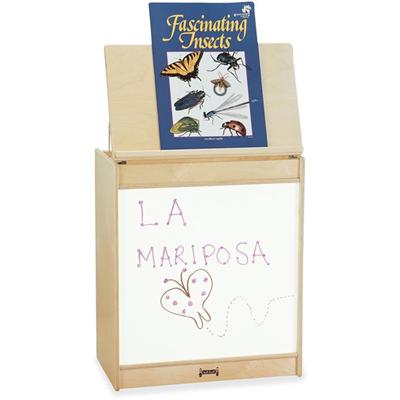 Jonti-Craft Rainbow Accents Big Book Write-n-Wipe Easel - 30" Height x 24.5" Width x 15" Depth - Baltic - Rubber, Acrylic - 1 Each