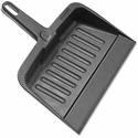 Rubbermaid Commercial Heavy-Duty Dustpan - 8.20" Wide - 12.25" Handle - Plastic - Charcoal - 1 Each