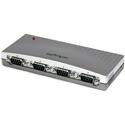 StarTech.com 4 Port USB to RS232 Serial DB9 Adapter Hub - External - USB - PC, Mac - 4 x Number of Serial Ports External - 1 x Number of USB Ports - 1 - TAA Compliant