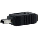 StarTech.com Micro USB to Mini USB 2.0 Adapter F/M - 1 x 5-pin Micro Type B USB 2.0 USB Female - 1 x 5-pin Mini Type B USB 2.0 USB Male - Black - 1 Each