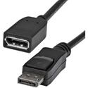 StarTech.com DisplayPort Video Extension Cable - M/F - 6 ft - 6 ft DisplayPort Video Cable for Audio/Video Device - First End: 1 x 20-pin DisplayPort 1.2 Digital Audio/Video - Male - Second End: 1 x 20-pin DisplayPort 1.2 Digital Audio/Video - Female