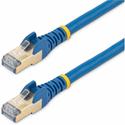 StarTech.com 14 ft Blue Shielded Snagless 10 Gigabit RJ45 STP Cat6a Patch Cable - 14 ft Category 6a Network Cable for Network Device, Switch, Hub, Router, Patch Panel, Computer, Print Server - First End: 1 x RJ-45 Network - Male - Second End: 1 x RJ-