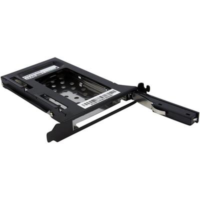 StarTech.com Drive Slot Adapter SATA/600 - Serial ATA/600 Host Interface Internal - Black - 1 x HDD Supported - 1 x SSD Supported - 1 x Total Bay - 1 x 2.5" Bay - Aluminum, Steel