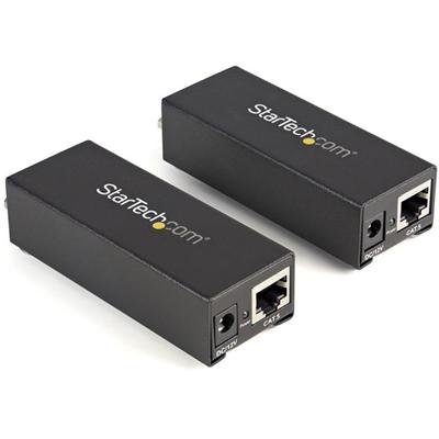 StarTech.com VGA to Cat 5 Monitor Extender Kit (250ft/80m) - VGA Cat5 Extender - 1 Input Device - 1 Output Device - 262.47 ft Range - 2 x Network (RJ-45) - 1 x VGA In - 1 x VGA Out - WUXGA - 1920 x 1200 - Twisted Pair - Category 5e - TAA Compliant