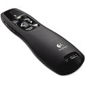 Logitech R400 Wireless Presenter - Laser - Wireless - 49.21 ft - Radio Frequency - 2.40 GHz - Black - USB - 1 Each