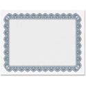 Geographics Printed Border Blank Certificates - 24 lb Basis Weight - 11" Width x 8.5" Length - Inkjet, Laser Compatible - White Border - Parchment Paper - 50 / Pack