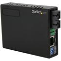 StarTech.com 10/100 Multi Mode Fiber to Ethernet Media Converter SC 2km with PoE - Network (RJ-45) - 1x PoE (RJ-45) Ports - 1 x SC Ports - DuplexSC Port - Multi-mode - 1310 nm Fiber - Fast Ethernet - 10Base-T, 100Base-FX, 100Base-TX - 2 km - AC Adapt